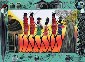 African  art of maasai people for sale