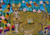 African  art of leopard