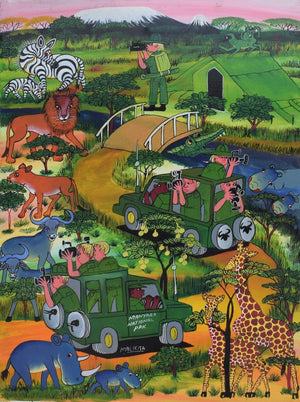 african art of manyara national park