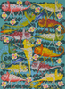 African  art of chameleon 