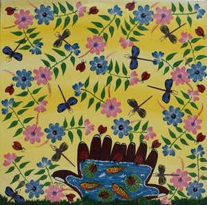 african art of flowers