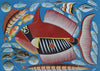 beautiful african painting of fishes for sale