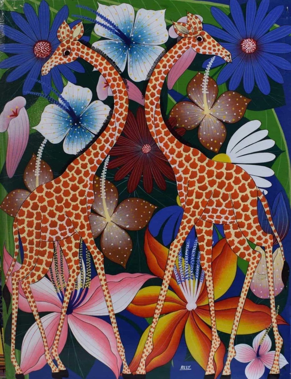 African painting of animals for sale
