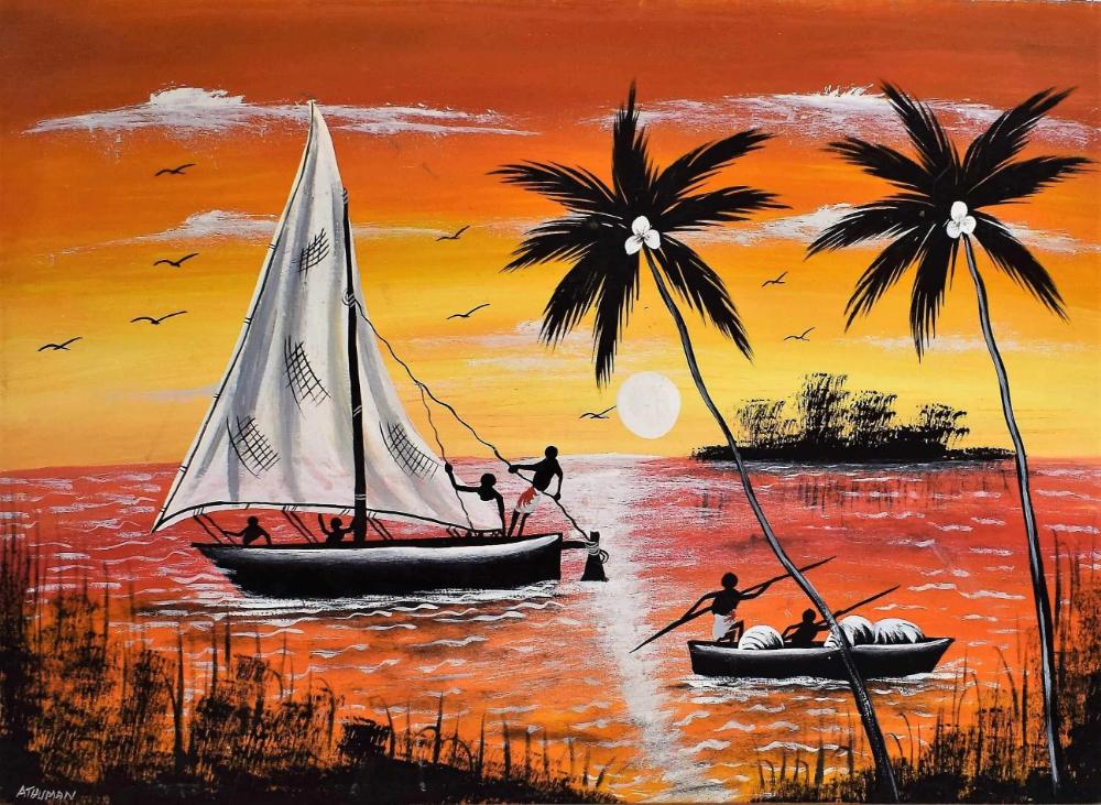 African  art of islands for sale